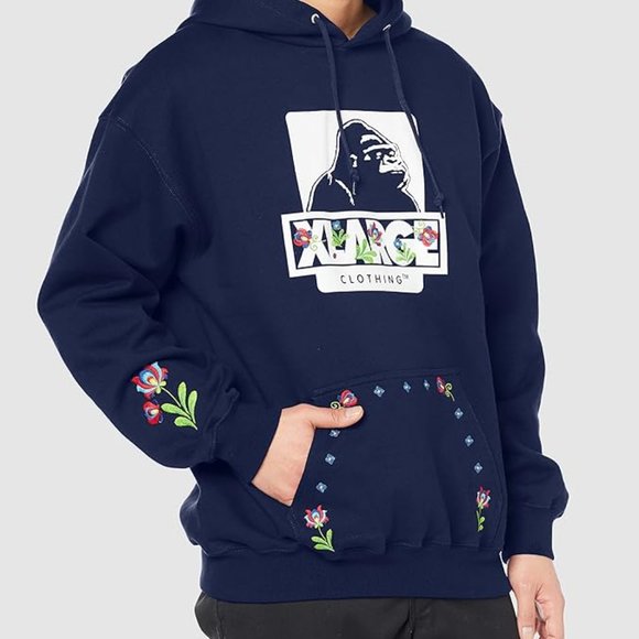 NWT - XLARGE (JAPAN} - FLOWER OG PULLOVER HOODED SWEAT - Picture 2 of 4